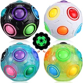 abordables Cubos mágicos-Speed cube set 1 pcs cubo mágico iq cube stress reliever puzzle cube balladults &#039;juguete de regalo