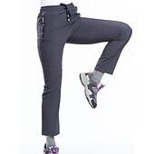 voordelige Bodems-Dames Wandelbroek Zomer Buiten Ademend Sneldrogend Rekken Lichtgewicht Broeken / Regenbroek / Overbroek Kleding Onderlichaam Trekkoord Zak met rits Elastische taille Zwart Paars Elastaan Jagen Vissen