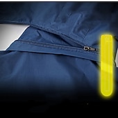 preiswerte Herrenjacken &amp; Herrenmäntel-Plus Size Herren wasserdichte Wanderjacke Regenjacke Kapuzenjacke Abnehmbarer Hut Windjacke Regenmantel Outdoor winddicht wetterfest leichter atmungsaktiver Trenchcoat Oberbekleidung Top Angeln Klettern