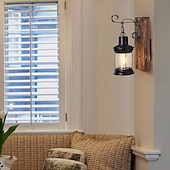 Недорогие Бра-Lightinthebox светодиодный настенный светильник винтажный ретро деревянный металл живопись цветной настенный светильник бра светильник с вилкой длиной 6 футов и выключателем вилка