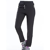 voordelige Bodems-Dames Wandelbroek Zomer Buiten Ademend Sneldrogend Rekken Lichtgewicht Broeken / Regenbroek / Overbroek Kleding Onderlichaam Trekkoord Zak met rits Elastische taille Zwart Paars Elastaan Jagen Vissen
