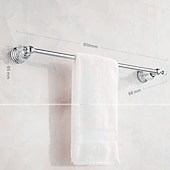 cheap Bathroom Accessory Set-Wall Mounted Silver Bathroom Hardware Towel Bar, Robe Hook, Towel Holder, Toilet Paper Holder, 304Stainless Steel - for Home and Hotel bathroom
