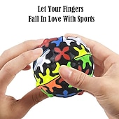 abordables Cubes Magiques-ensemble de cubes de vitesse qiyi, puzzles de sphères, jouet de casse-tête de boule magique, cube d&#039;engrenage tridimensionnel rotatif à 360 degrés, jouet de fidget de cube magique pour les festifs et