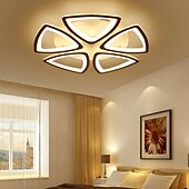 economico Lampade da soffitto con dimmer-plafoniera a led luce della camera da letto controllo app con regolazione continua o controllo off / on lampada da pannello a soffitto in acrilico a tre colori soggiorno minimalista unico ac110v