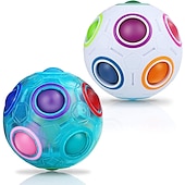 abordables Cubos mágicos-Speed cube set 1 pcs cubo mágico iq cube stress reliever puzzle cube balladults &#039;juguete de regalo