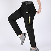 cheap Bottoms-Men&#039;s Convertible Zip Off Pants Hiking Pants Trousers Summer Outdoor Waterproof Breathable Quick Dry Stretchy Pants / Trousers Bottoms Elastic Waist Army Green Dark Grey Elastane Hunting Fishing