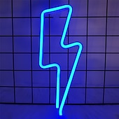halpa LED-neonvalot-led valovalo salama muoto yövalo joulu halloween juhla koriste lahja usb tai paristokäyttöinen seinäkoristelu