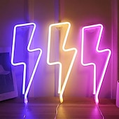 halpa LED-neonvalot-led valovalo salama muoto yövalo joulu halloween juhla koriste lahja usb tai paristokäyttöinen seinäkoristelu