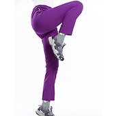 voordelige Bodems-Dames Wandelbroek Zomer Buiten Ademend Sneldrogend Rekken Lichtgewicht Broeken / Regenbroek / Overbroek Kleding Onderlichaam Trekkoord Zak met rits Elastische taille Zwart Paars Elastaan Jagen Vissen
