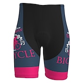 cheap Men&#039;s Shorts, Tights &amp; Pants-Men&#039;s Cycling Road Shorts Bike Shorts Cycling Padded Shorts Bike Shorts Padded Shorts / Chamois Mountain Bike MTB Road Bike Cycling Sports Graphic 3D Pad Cycling Breathable Quick Dry Light Blue Yellow