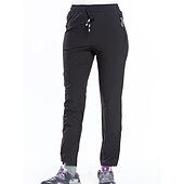 voordelige Bodems-Dames Wandelbroek Zomer Buiten Ademend Sneldrogend Rekken Lichtgewicht Broeken / Regenbroek / Overbroek Kleding Onderlichaam Trekkoord Zak met rits Elastische taille Zwart Paars Elastaan Jagen Vissen