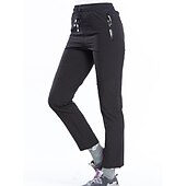 voordelige Bodems-Dames Wandelbroek Zomer Buiten Ademend Sneldrogend Rekken Lichtgewicht Broeken / Regenbroek / Overbroek Kleding Onderlichaam Trekkoord Zak met rits Elastische taille Zwart Paars Elastaan Jagen Vissen