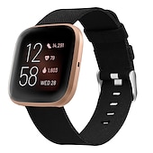 economico Cinturini per orologi Fitbit-Cinturino per orologio  per Fitbit Versa 2 / Versa Lite / Versa SE / Versa Tessuto Nylon Sostituzione Cinghia Chiusura in metallo Regolabili Traspirante Polsino