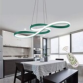 economico Modello a cerchio-lampadario a led 75 cm lampadario dimmerabile acrilico regolabile nota design moderno per la casa soggiorno illuminazione solo dimmerabile con telecomando