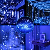 お買い得  太陽光発電-ツリーソーラー ストリングライト，24M 暖白 LEDs 屋外装飾＆お祝い用