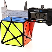 preiswerte Zauberwürfel-yongjun yj achse v2 neue version jingang v2 3x3 schwarzer magischer würfel 3x3x3 yj achse v2 würfel v2 geschwindigkeitswürfel puzzle