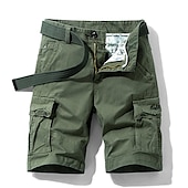 voordelige Klassiek-Voor heren Cargoshorts korte broek Wandelshorts Meerdere zakken Effen Buitensporten Streetwear Cargoshorts Korte broeken Leger groen Licht Grijs