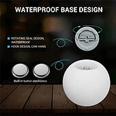 رخيصةأون أضواء تحت الماء-ضوء خارجي 1x 2x 6x ip68 مقاوم للماء rgb led للسباحة مصباح كروي عائم rgb حديقة المنزل ktv بار حفل زفاف ديكور عطلة الصيف الإضاءة