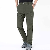 billiga Byxor och shorts-Herr Arbetsbyxor Vattentäta vandringsbyxor Sommar Utomhus Vattentät Ripstop Vindtät Andningsfunktion Byxa Militärbyxor Underdelar Svart Blå Bomull Fiske Camping Klättring M L XL XXL XXXL