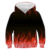 cheap Boy&#039;s 3D Vision &amp; Geometry-New Year Boys 3D Graphic 3D Hoodie &amp; Sweatshirt Long Sleeve 3D Print Active Kids