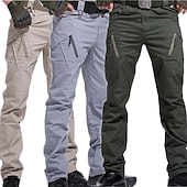 abordables Pantalons de Course &amp; Collants-Homme Ripstop Coupe Vent Militaire Noir Vert