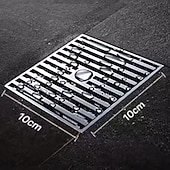 お買い得  排水口用品-ホームドレン 正方形 10cm*10cm コンテンポラリー 真鍮 1個