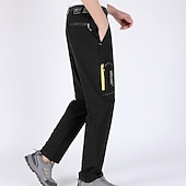 cheap Bottoms-Men&#039;s Convertible Zip Off Pants Hiking Pants Trousers Summer Outdoor Waterproof Breathable Quick Dry Stretchy Pants / Trousers Bottoms Elastic Waist Army Green Dark Grey Elastane Hunting Fishing