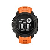 olcso Garmin óraszíjak-Óraszíj mert Garmin Instinct Crossover / Tide / Esports / Solar / Tactical, Instinct 2 Tactical / Surf / Solar, Instinct Szilikon Csere Szíj 22mm Légáteresztő Sportszíj Karszalag