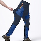 cheap Trousers &amp; Shorts-Men&#039;s Cargo Pants Hiking Pants Work Pants Trousers Safari Outdoor Pants Water Resistant Windproof Quick Dry Stretch 3 Zipper Pocket Elastic Waist Bottoms Black Khaki Army Green Climbing