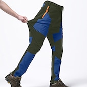 cheap Trousers &amp; Shorts-Men&#039;s Cargo Pants Hiking Pants Work Pants Trousers Safari Outdoor Pants Water Resistant Windproof Quick Dry Stretch 3 Zipper Pocket Elastic Waist Bottoms Black Khaki Army Green Climbing