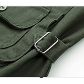 abordables ropa exterior activa para hombres-Hombre Chaleco de caza Al aire libre Listo para vestir Transpirable Cómodo Primavera Verano Un Color Algodón Ejército amarillo Color Caquí Blanco Marfil