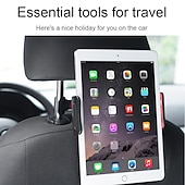お買い得  車載ホルダー-車のヘッドレストマウント、角度調整可能なヘッドレストタブレットマウント、車の後部座席用のユニバーサルタブレットホルダー、5&quot;から12.9&quot;のipad/タブレット/スマートフォン/ニンテンドースイッチ用