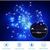 お買い得  太陽光発電-ツリーソーラー ストリングライト，24M 暖白 LEDs 屋外装飾＆お祝い用