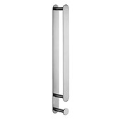 cheap Towel Bars-Brushed Multifunctional Towel Bar with Hook 304 Stainless Steel Electroplated, 40cm, Brushed, Bathroom and Kitchen Shelf Punch-free