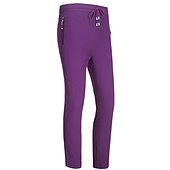voordelige Bodems-Dames Wandelbroek Zomer Buiten Ademend Sneldrogend Rekken Lichtgewicht Broeken / Regenbroek / Overbroek Kleding Onderlichaam Trekkoord Zak met rits Elastische taille Zwart Paars Elastaan Jagen Vissen