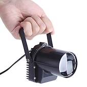 cheap Stage Lights-Party Lights Indoor Mini RGB Stage Light with White Yellow Light Beam LED Pinspot Stage Effect Light Disco Bar Party Accessories