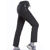 voordelige Bodems-Dames Wandelbroek Zomer Buiten Ademend Sneldrogend Rekken Lichtgewicht Broeken / Regenbroek / Overbroek Kleding Onderlichaam Trekkoord Zak met rits Elastische taille Zwart Paars Elastaan Jagen Vissen