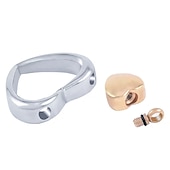 abordables Colliers-yinplsmemory crémation cendres bijoux double coeur urne collier pour cendres souvenir pendentif commémoratif urne médaillons pour cendres pour un être cher (argent et or)