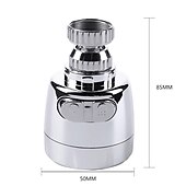 preiswerte Armaturendüsen-360 Grad drehbarer wassersparender Wasserhahn Wasserhahn Belüfter ABS Wasserhahn Düsenfilter Wasserhahn Bubbler Belüfter