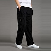 economico Pantaloni cargo-Per uomo Pantaloni da escursionismo Pantaloni da Lavoro Pantaloni cargo da escursionismo Estate Primavera Esterno Ripstop Delicato sulla Pelle Asciugatura Rapida Multi tasche Pantaloni Nero Verde