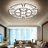 economico Lampade da soffitto con dimmer-plafoniera a led luce della camera da letto controllo app con regolazione continua o controllo off / on lampada da pannello a soffitto in acrilico a tre colori soggiorno minimalista unico ac110v