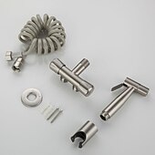 お買い得  ビデ用蛇口-単穴ビデ ステンレススチール製 自動洗浄 コンテンポラリー / シングルハンドル 1穴