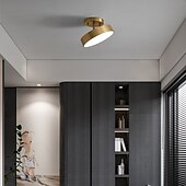 economico Supporti da incasso e semi incasso-mini plafoniera a led portico luce corridoio luce moderna nordic gold 12/20 cm forme geometriche luci da incasso metallo classico elegante elettrolitico led stile nordico 110-120v 220-240v