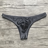 Недорогие Мужское белье и носки-мужские базовые трусы, нижнее белье, эластичные трусы-бикини с низкой талией, сексуальные трусы-бикини до середины бедра, 1 шт., синие, черные, s