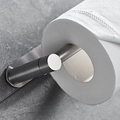 halpa Vessapaperitelineet-wc-paperiteline itseliimautuva rullapaperiteline ruostumatonta terästä oleva paperipyyhepidike harjattu ja maalattu