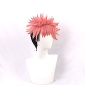 cheap Party Wigs-Synthetic Wig Natural Straight Short Bob Wig Short A1 A2 Synthetic Hair Men&#039;s Cosplay Party Fashion White Halloween Wigs