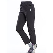 voordelige Bodems-Dames Wandelbroek Zomer Buiten Ademend Sneldrogend Rekken Lichtgewicht Broeken / Regenbroek / Overbroek Kleding Onderlichaam Trekkoord Zak met rits Elastische taille Zwart Paars Elastaan Jagen Vissen