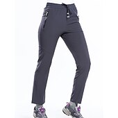 voordelige Bodems-Dames Wandelbroek Zomer Buiten Ademend Sneldrogend Rekken Lichtgewicht Broeken / Regenbroek / Overbroek Kleding Onderlichaam Trekkoord Zak met rits Elastische taille Zwart Paars Elastaan Jagen Vissen