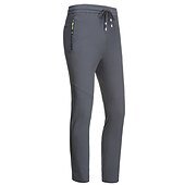 voordelige Bodems-Dames Wandelbroek Zomer Buiten Ademend Sneldrogend Rekken Lichtgewicht Broeken / Regenbroek / Overbroek Kleding Onderlichaam Trekkoord Zak met rits Elastische taille Zwart Paars Elastaan Jagen Vissen