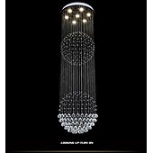 cheap Unique Chandeliers-Crystal Chandelier Ceiling Light Globular LED Round Illumination Ceiling Pendant Light Luxury Design For Deco Interior Dining Room Living Room Hotel